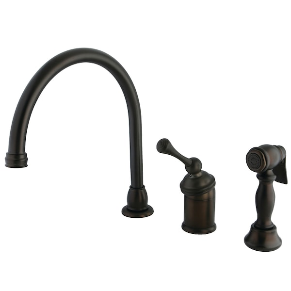 Widespread Kitchen Faucet, Oil Rubbed Bronze